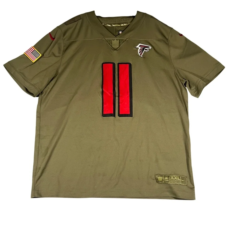 Nike Atlanta Falcons Julio Jones Salute To‎ Service Jersey Olive Green XXL